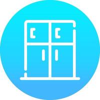 Fridge Creative Icon Design vector