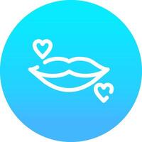 Lips Creative Icon Design vector