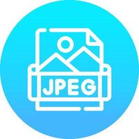 Jpeg Creative Icon Design vector