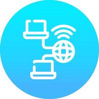 Internet Of Things Creative Icon Design vector