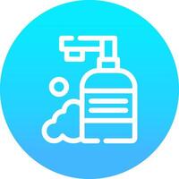 Shampoo Creative Icon Design vector