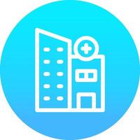 Hospital Property Creative Icon Design vector