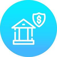 Banking Security Creative Icon Design vector