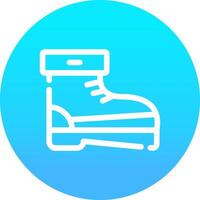 diseño de icono creativo de botas vector