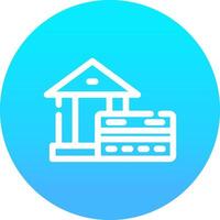 Banking Merchant Creative Icon Design vector