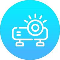 Projector Creative Icon Design vector