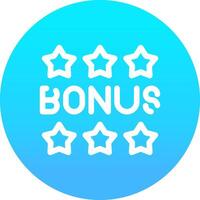 Bonus Creative Icon Design vector