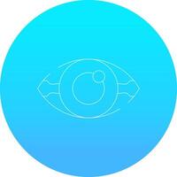 Cataract Creative Icon Design vector