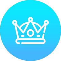 Crown Creative Icon Design vector