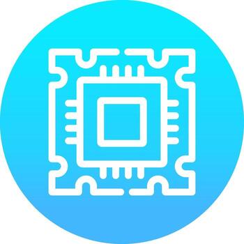 Processor Creative Icon Design vector