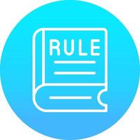 Rule Creative Icon Design vector