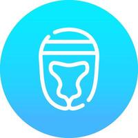 Helmet Creative Icon Design vector