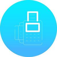 Card Machine Creative Icon Design vector