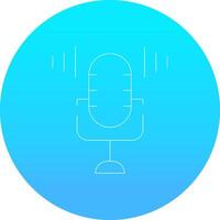 Audio Streaming Creative Icon Design vector