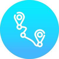 Tracking Creative Icon Design vector