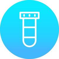 Test Tube Creative Icon Design vector