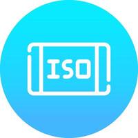 Iso Creative Icon Design vector