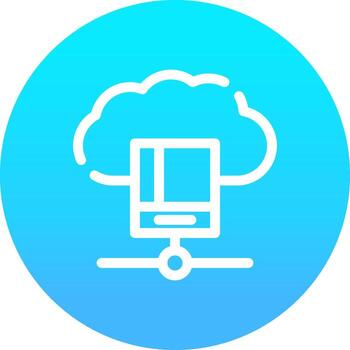 estudiar base de datos creativo icono diseño vector