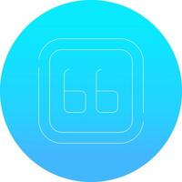 Quotation Creative Icon Design vector