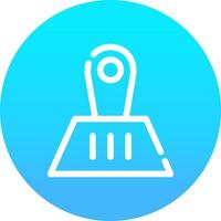 Garbage Picker Creative Icon Design vector