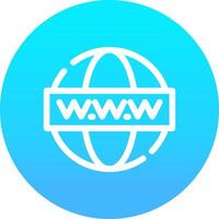 Line blue Gradient Circle Design vector
