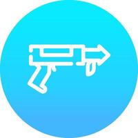 Speargun Creative Icon Design vector