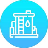 Oil Tank Creative Icon Design vector