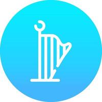 Harp Creative Icon Design vector