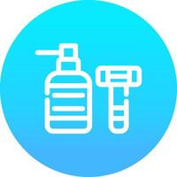 Shaving Creative Icon Design vector