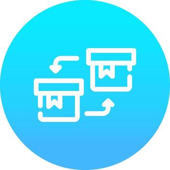diseño de icono creativo de reemplazo vector