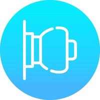 Line blue Gradient Circle Design vector