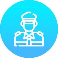 Captain Creative Icon Design vector