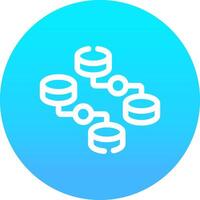 desestructurado datos creativo icono diseño vector