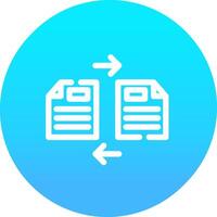 Files Exchange Creative Icon Design vector