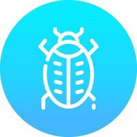 Bug Creative Icon Design vector