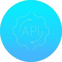 API Creative Icon Design vector