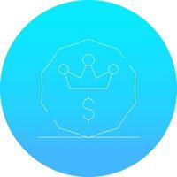 All Inclusive Price Creative Icon Design vector