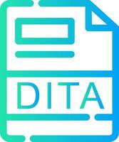 DITA Creative Icon Design vector