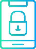Lock Screen Creative Icon Design vector