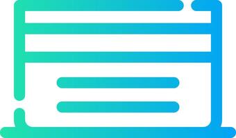 Line Different Gradient Design vector