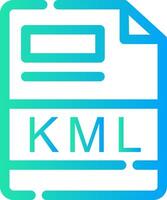 KML Creative Icon Design vector