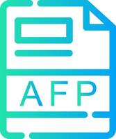 afp creativo icono diseño vector