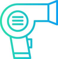 Hair Dryer Creative Icon Design vector