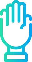 Hand Creative Icon Design vector