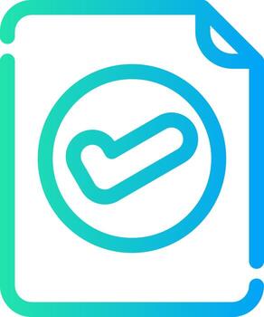 válido documento creativo icono diseño vector