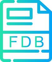 FDB Creative Icon Design vector