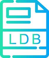 LDB Creative Icon Design vector