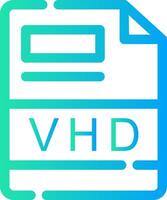 VHD Creative Icon Design vector