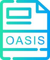 OASIS Creative Icon Design vector