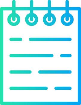 Notepad Creative Icon Design vector